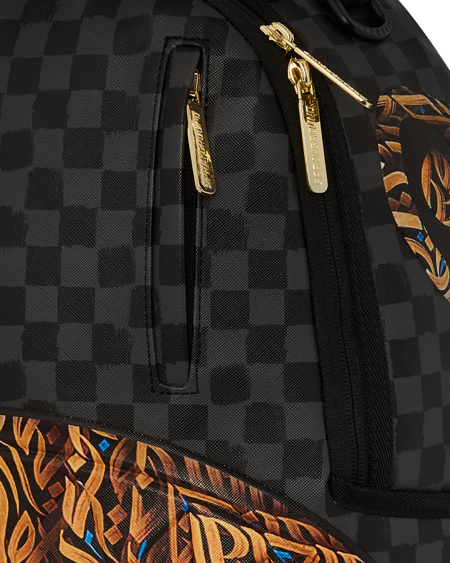 SPRAYGROUND® BACKPACK DIAA ALLAM SHARKS IN PARIS BLACK DLXSV BACKPACK