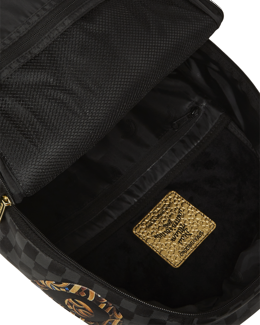 SPRAYGROUND® BACKPACK DIAA ALLAM SHARKS IN PARIS BLACK DLXSV BACKPACK