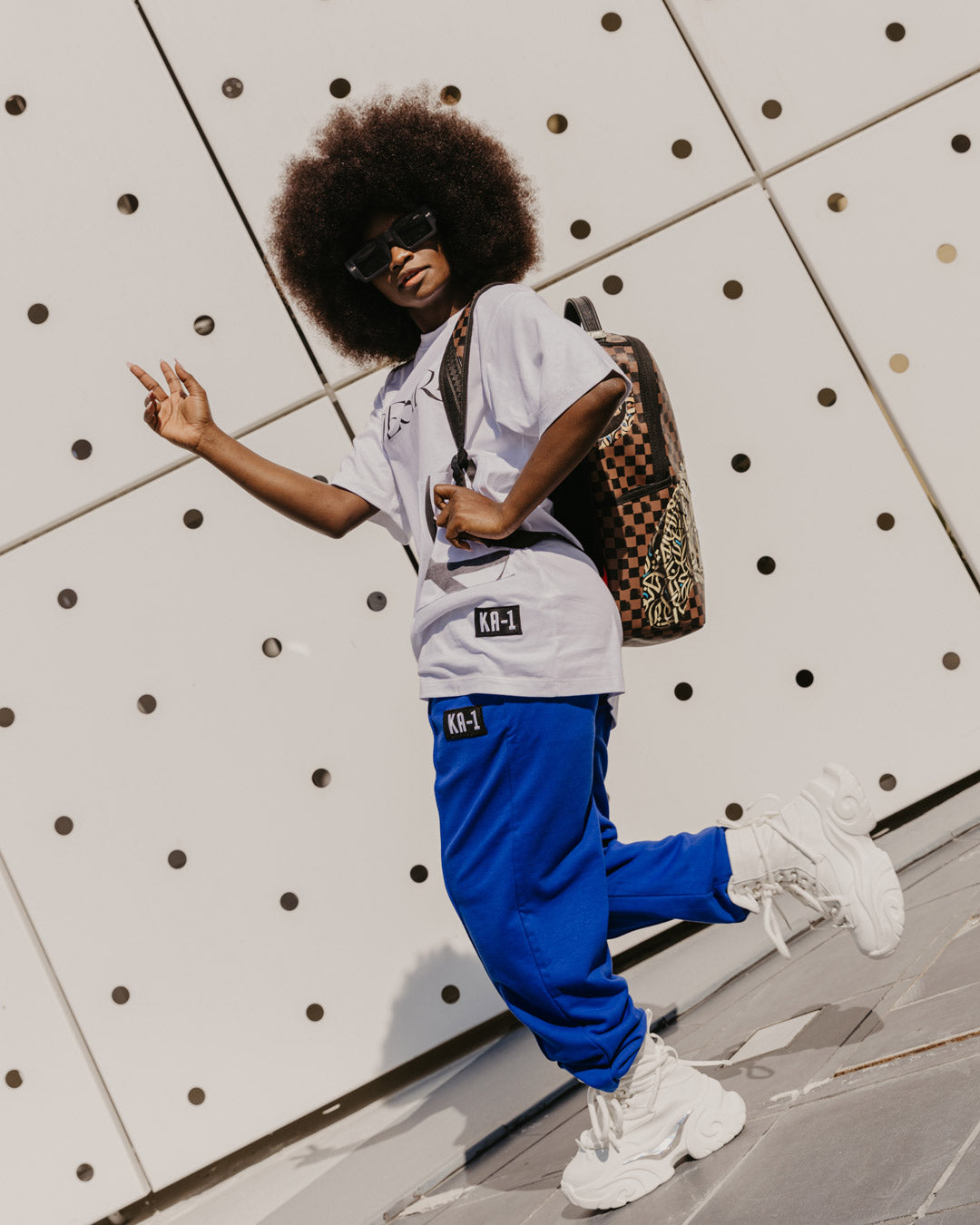 SPRAYGROUND® BACKPACK DIAA ALLAM SHARKS IN PARIS DLXSV BACKPACK