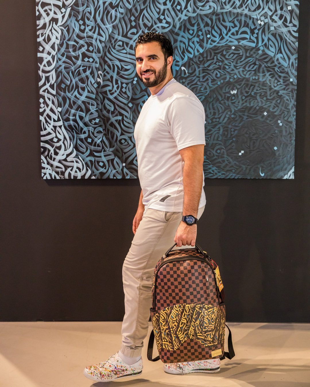 SPRAYGROUND® BACKPACK DIAA ALLAM SHARKS IN PARIS DLXSV BACKPACK