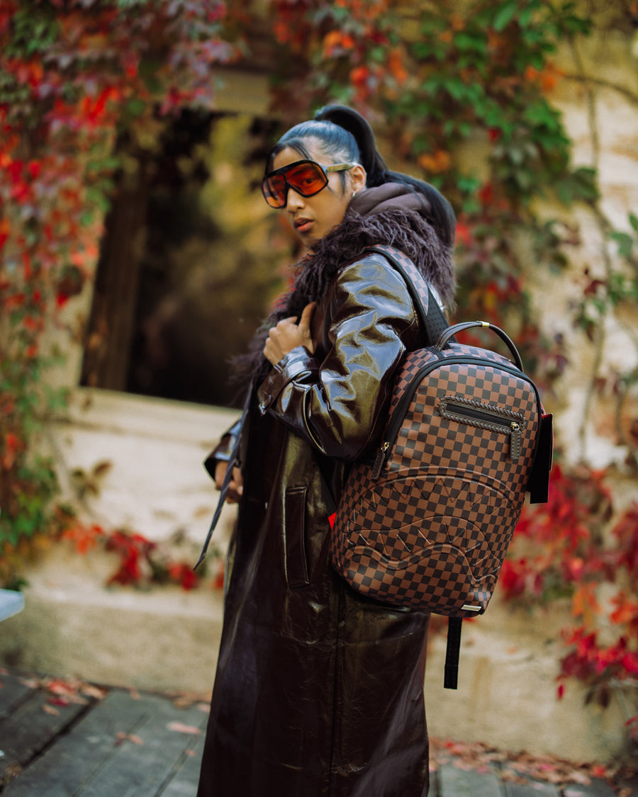 SPRAYGROUND® BACKPACK CORE EMBOSSED CHECK DLXSV BACKPACK