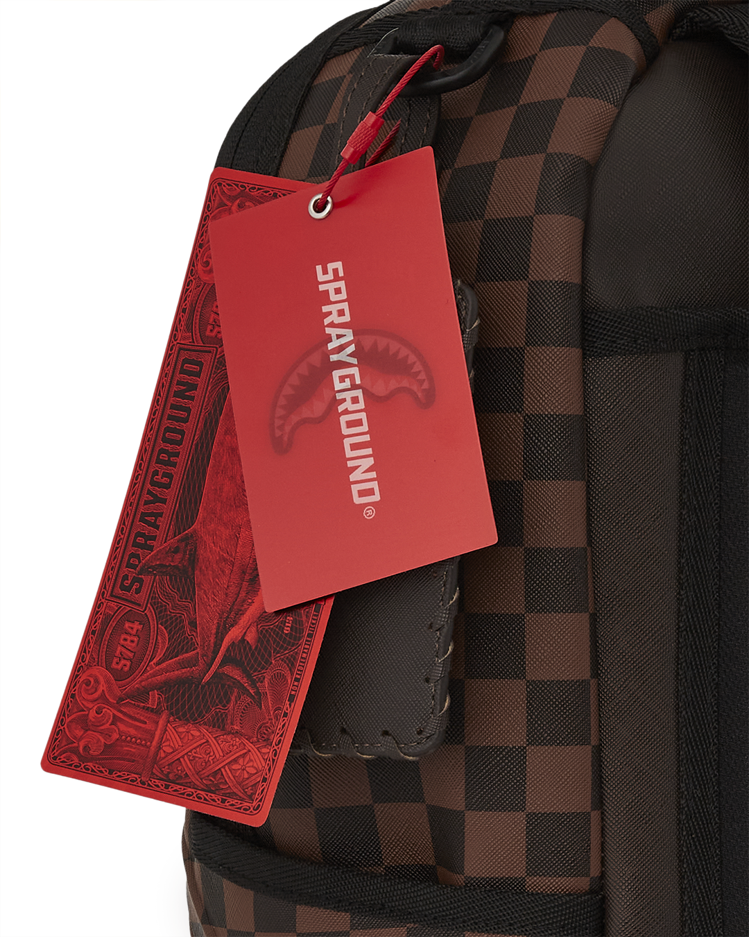 SPRAYGROUND® BACKPACK CORE EMBOSSED CHECK DLXSV BACKPACK