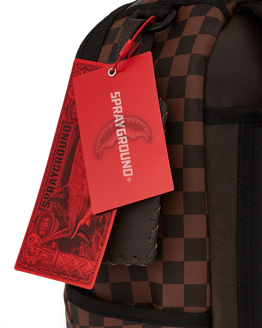 SPRAYGROUND® BACKPACK CORE EMBOSSED CHECK DLXSV BACKPACK