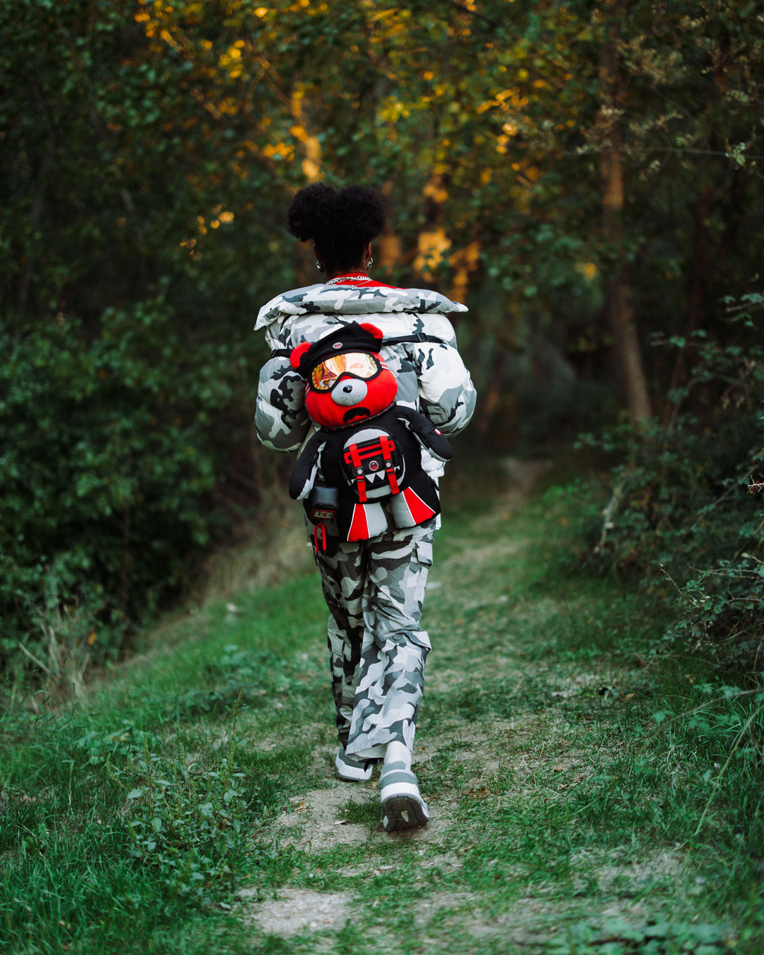 SPRAYGROUND® BACKPACK SKY HIGH SEEKERS ARCTIC BEAR BACKPACK