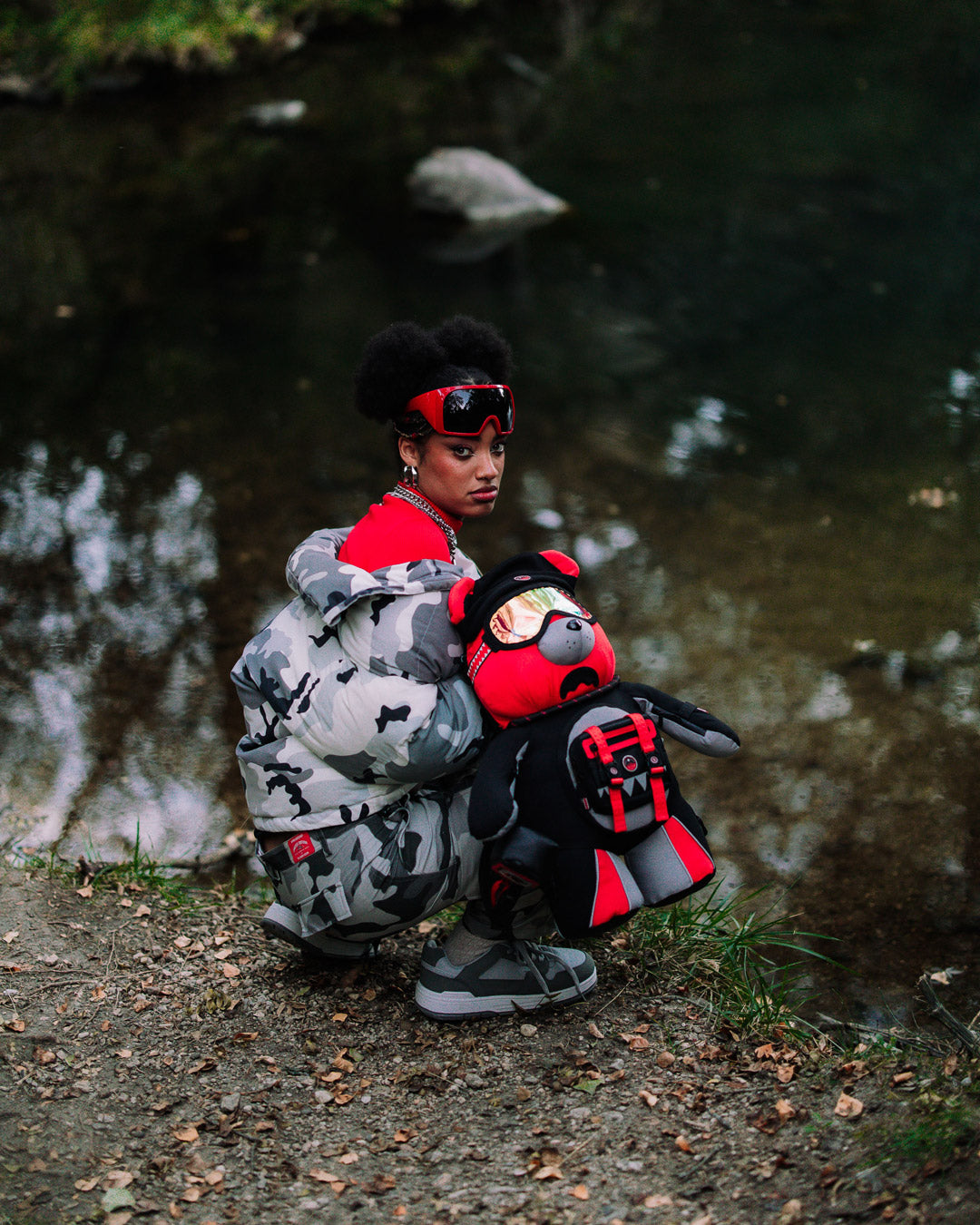 SPRAYGROUND® BACKPACK SKY HIGH SEEKERS ARCTIC BEAR BACKPACK