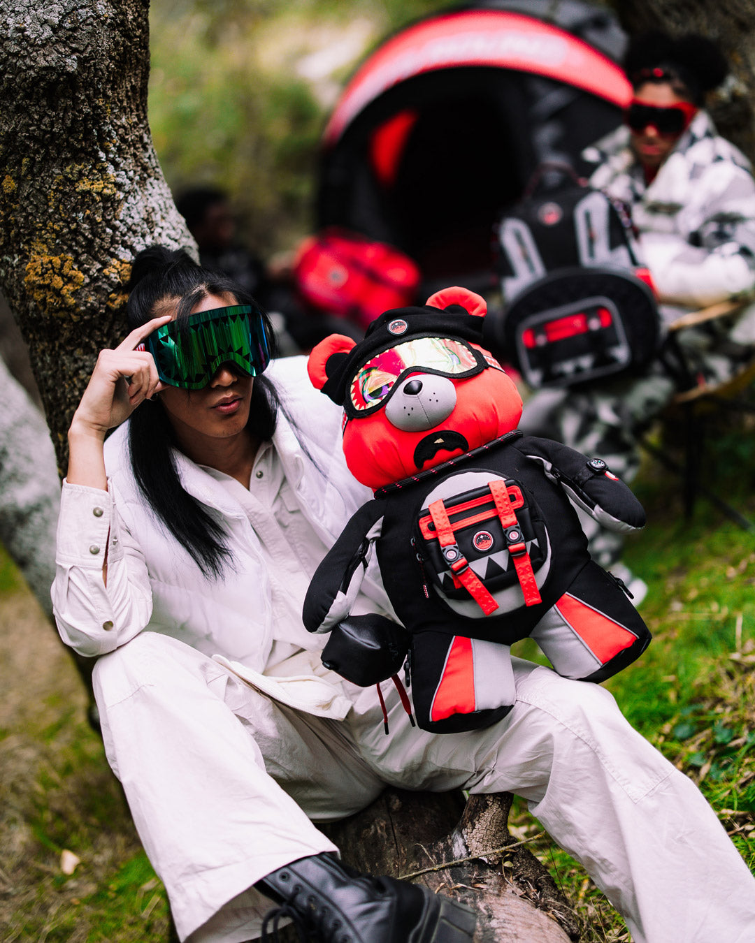 SPRAYGROUND® BACKPACK SKY HIGH SEEKERS ARCTIC BEAR BACKPACK