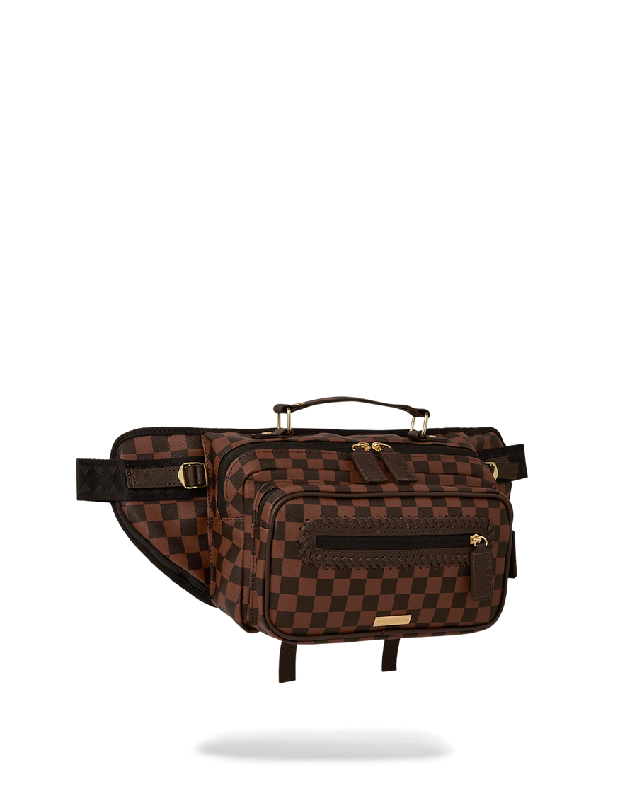SPRAYGROUND® CROSS BODY CORE EMBOSSED CHECK CARGO CROSSBODY