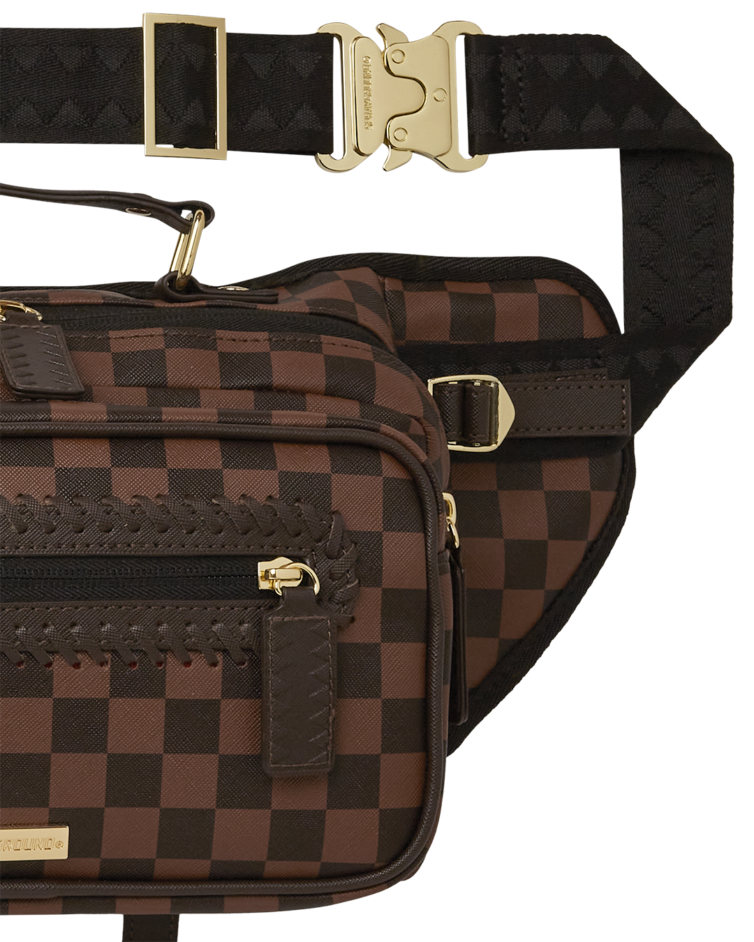 SPRAYGROUND® CROSS BODY CORE EMBOSSED CHECK CARGO CROSSBODY