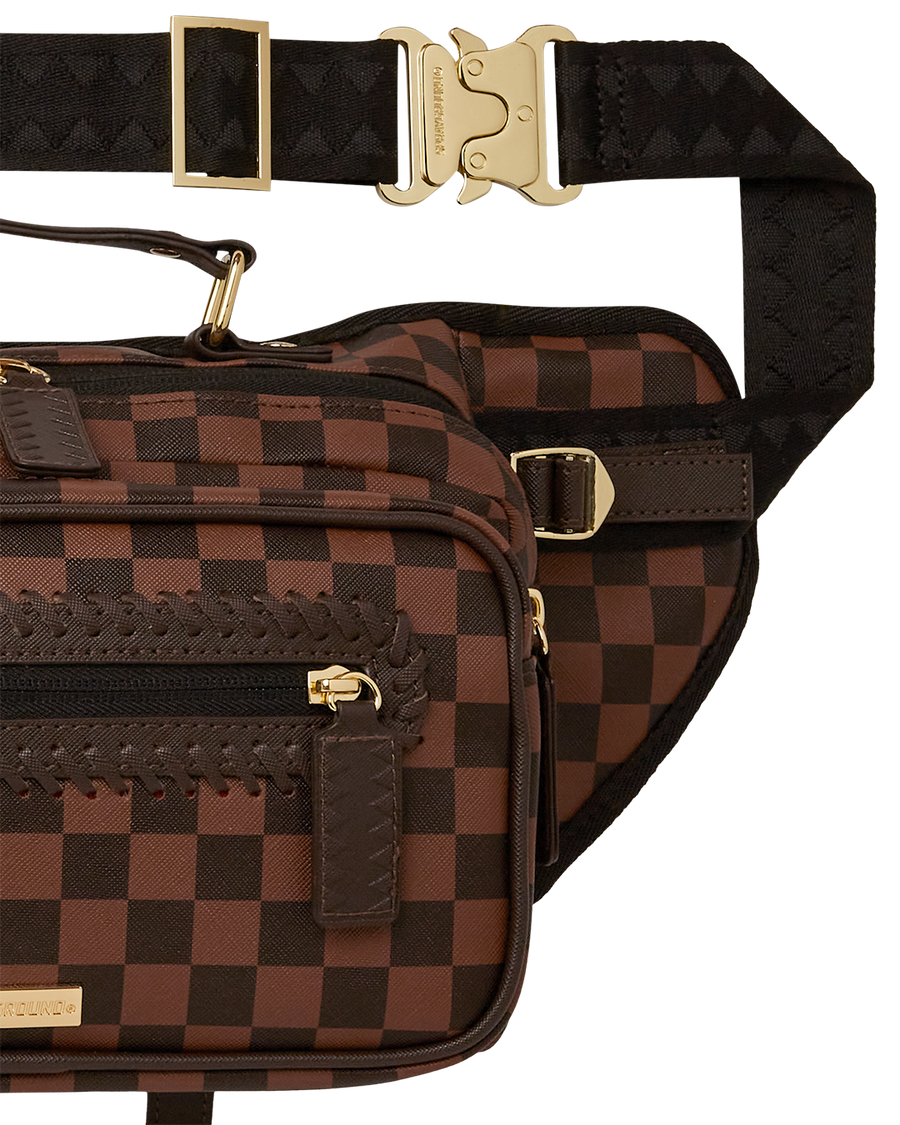 SPRAYGROUND® CROSS BODY CORE EMBOSSED CHECK CARGO CROSSBODY