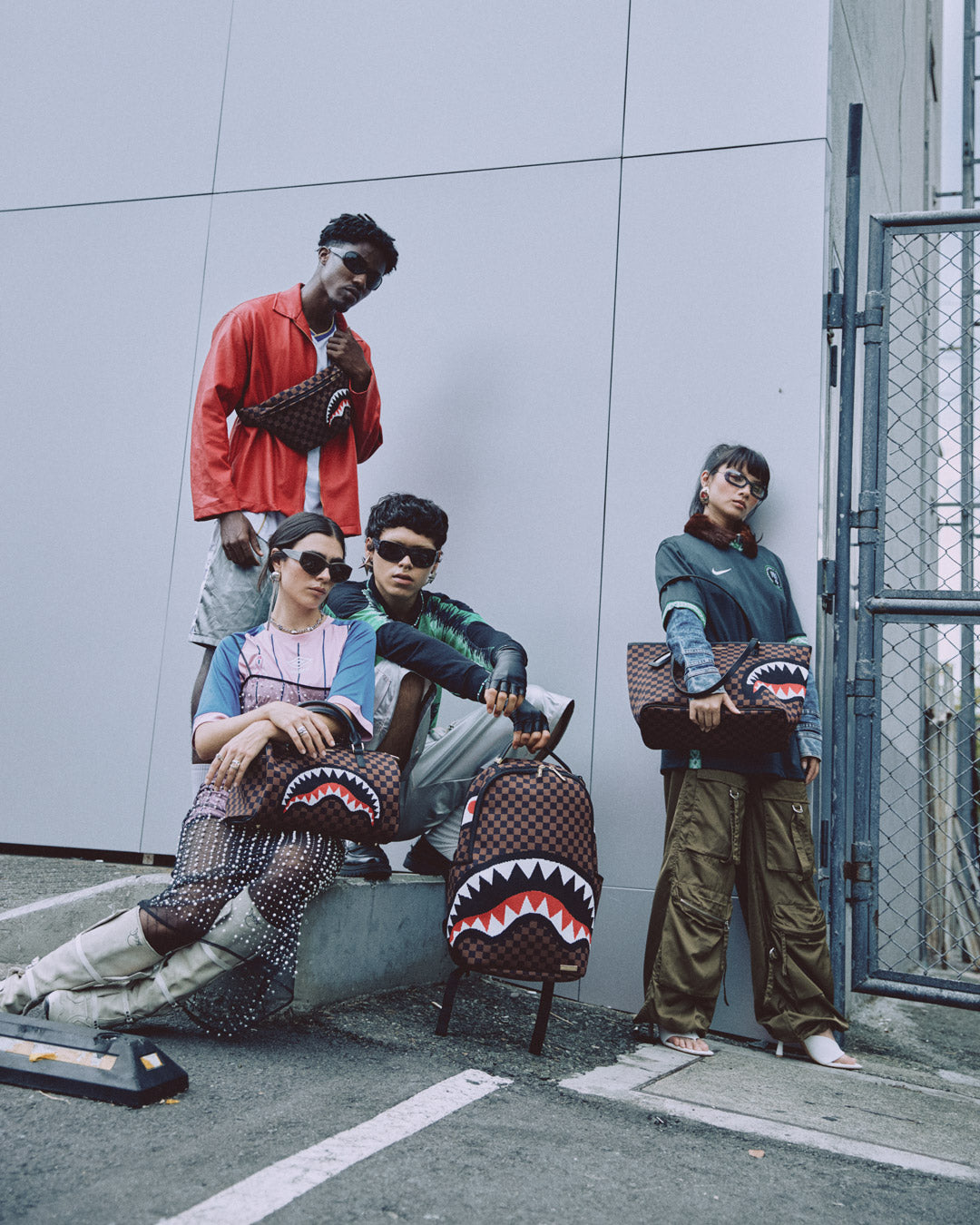 Kyotoknit Sharks In Paris Savvy Crossbody