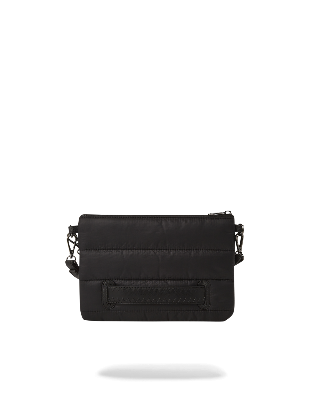 SPRAYGROUND® POUCHETTE BLACK PUFFER CHECK CROSSOVER CLUTCH