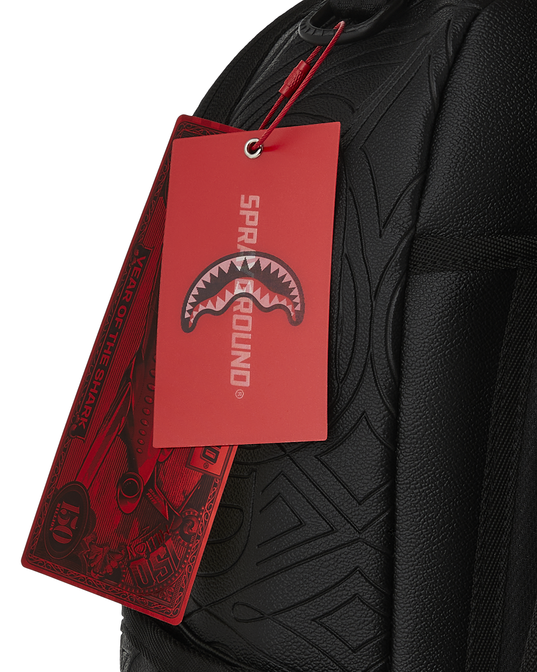 SPRAYGROUND® BACKPACK TONAL MONOGRAM EMBOSS SHARK BACKPACK