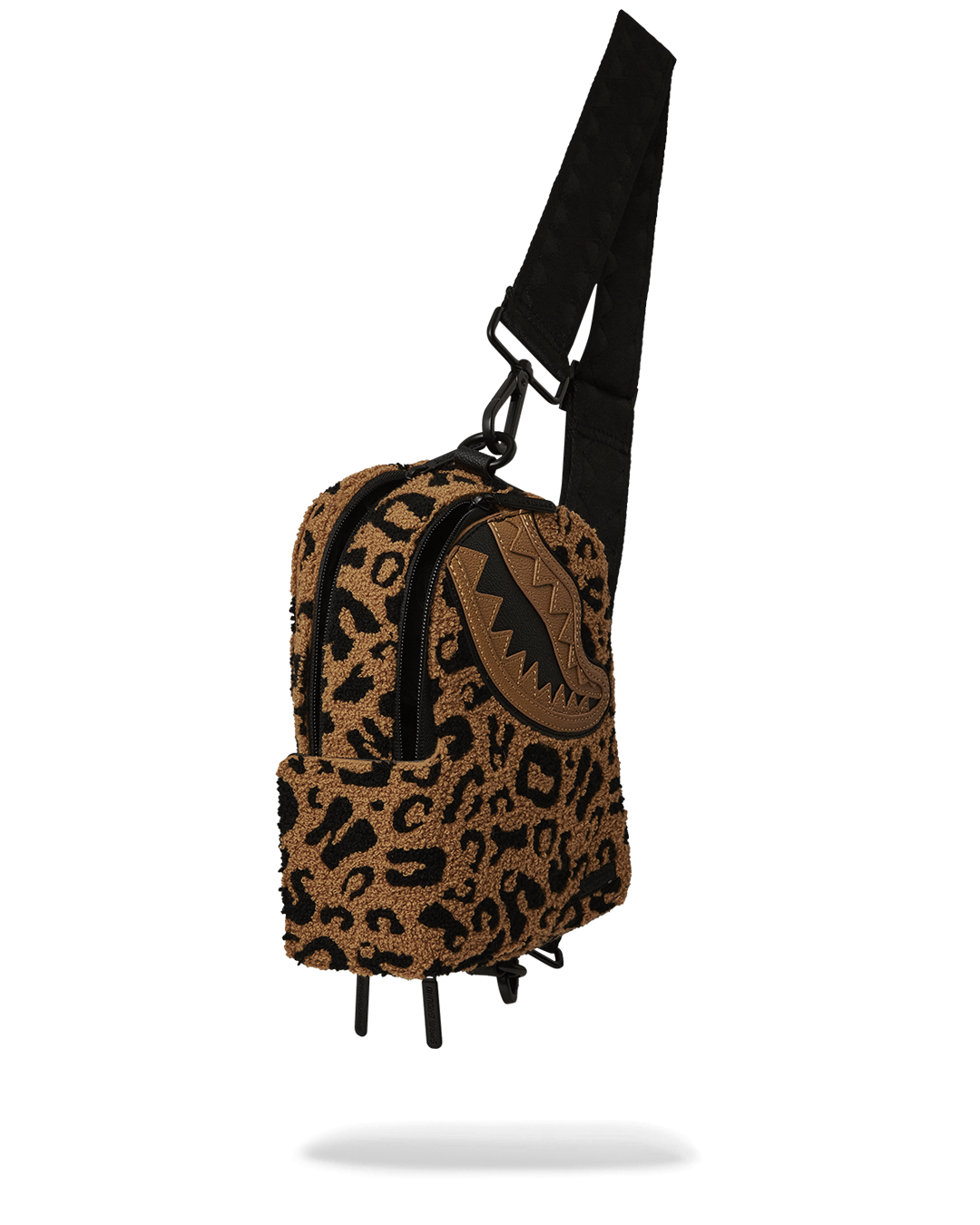 SPRAYGROUND® SLING CHEETAH CHENILLE BACKPACK SLING