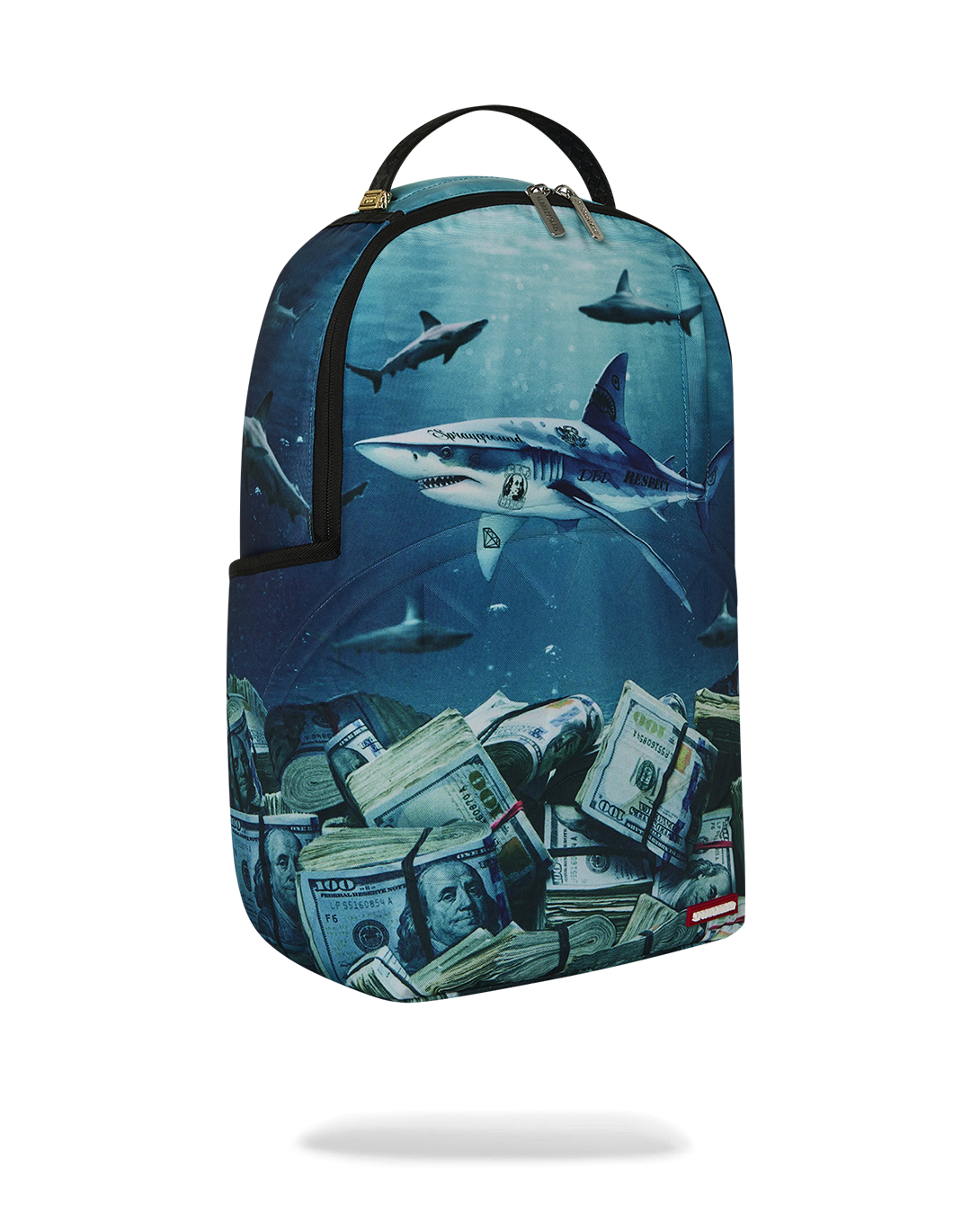 SPRAYGROUND® BACKPACK SHARK UNDER WATER WITH MONEY BACKPACK