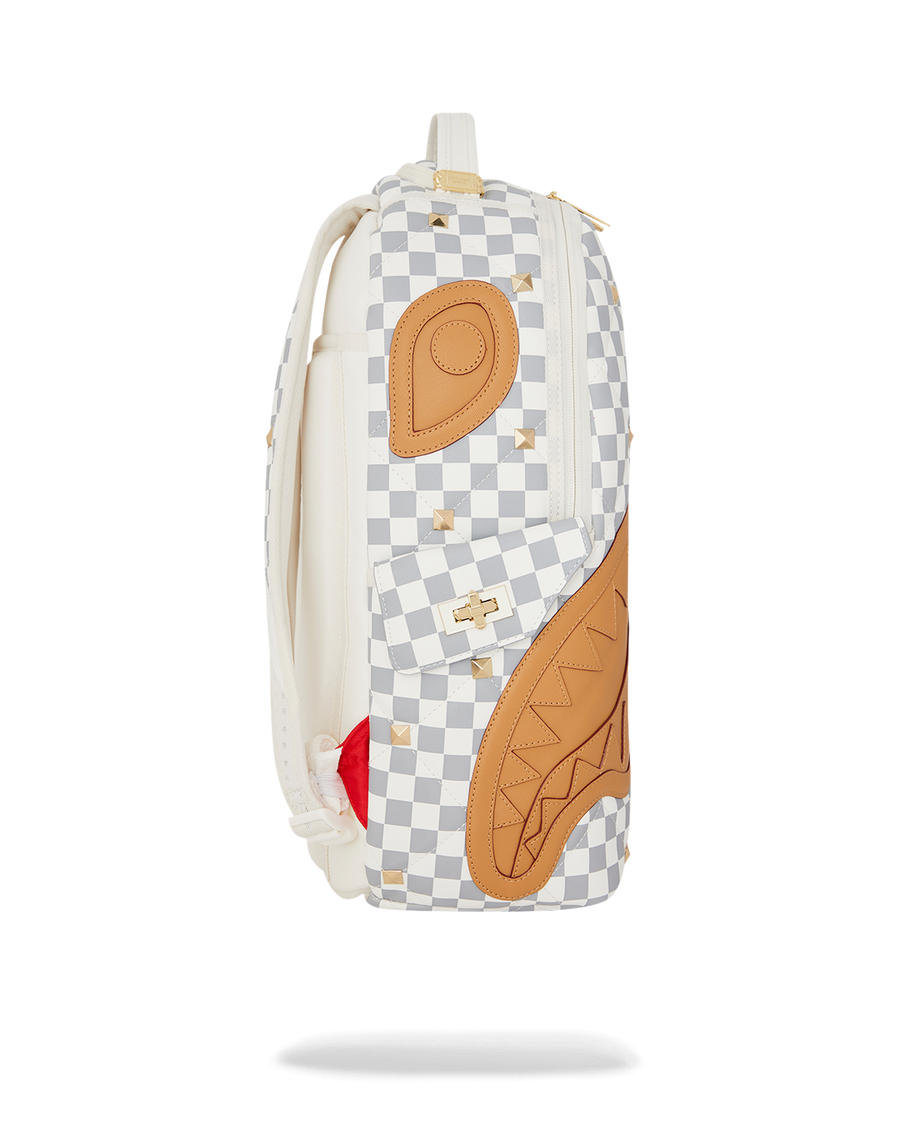 SPRAYGROUND® BACKPACK CREAM HENNY QUILT PUFF BACKPACK