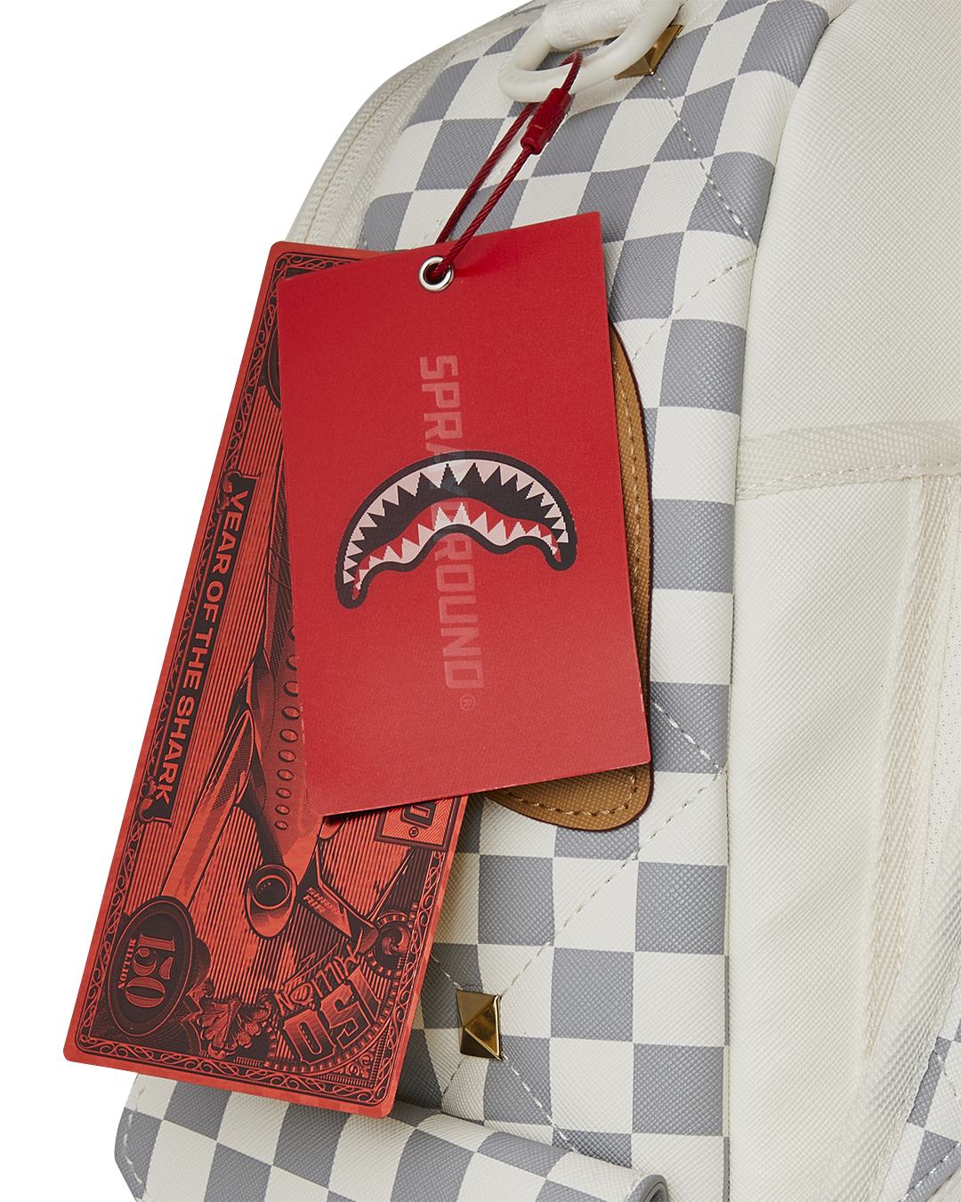 SPRAYGROUND® BACKPACK CREAM HENNY QUILT PUFF BACKPACK