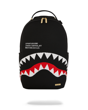 SPRAYGROUND® BACKPACK SHARK CENTRAL KNIT BACKPACK