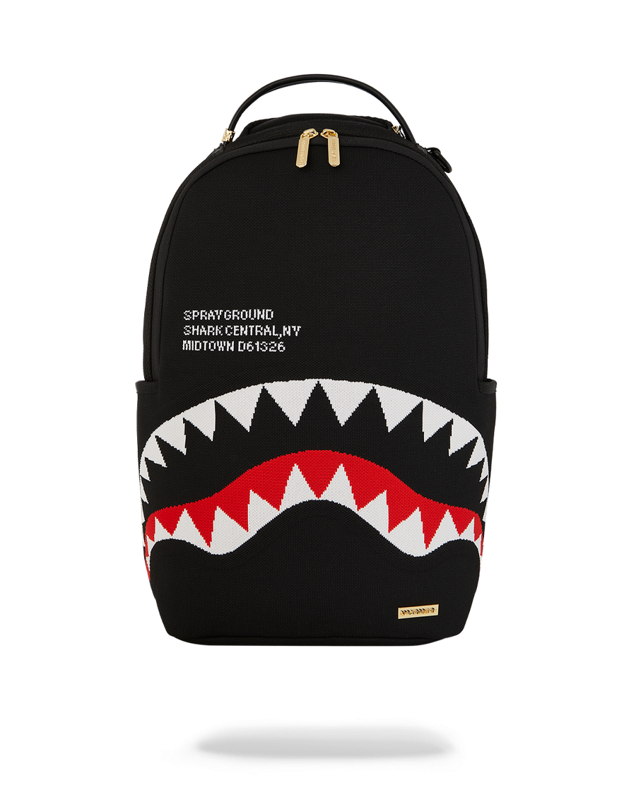 SPRAYGROUND® BACKPACK SHARK CENTRAL KNIT BACKPACK