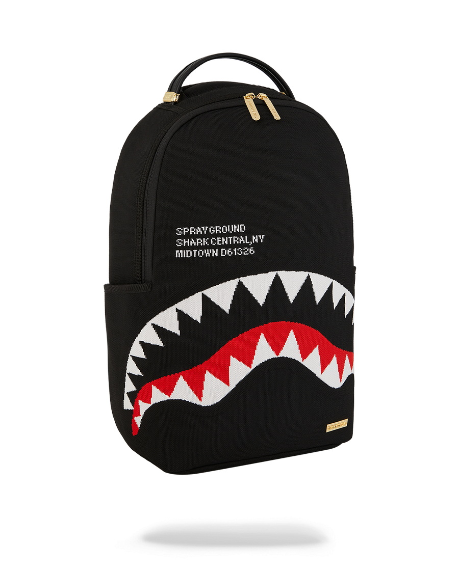 SPRAYGROUND® BACKPACK SHARK CENTRAL KNIT BACKPACK