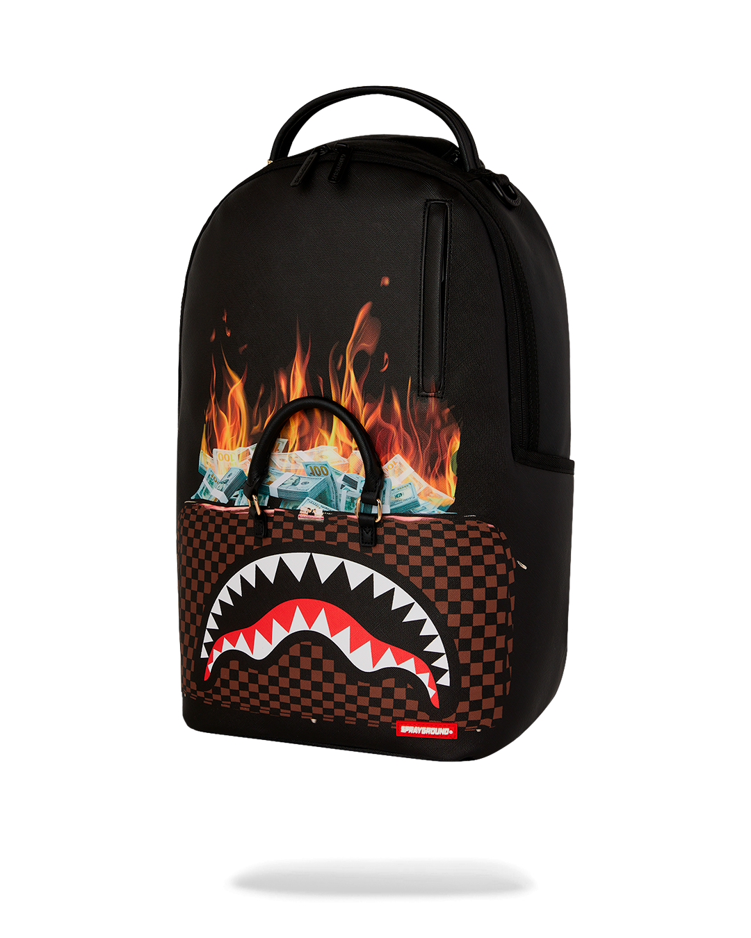 SPRAYGROUND® BACKPACK BAG OF MONEY ON FIRE BACKPACK