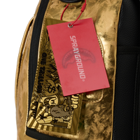 SPRAYGROUND® BACKPACK GOLD WEATHERED BACKPACK