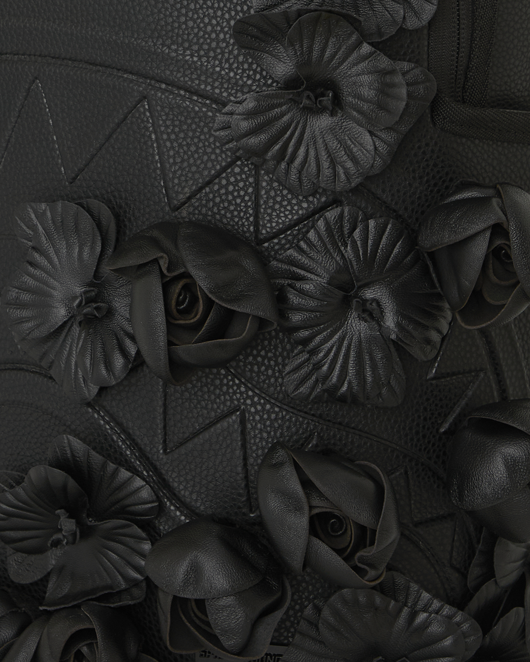 SPRAYGROUND® BACKPACK NYBG BLACK LEATHER FLOWERS BACKPACK