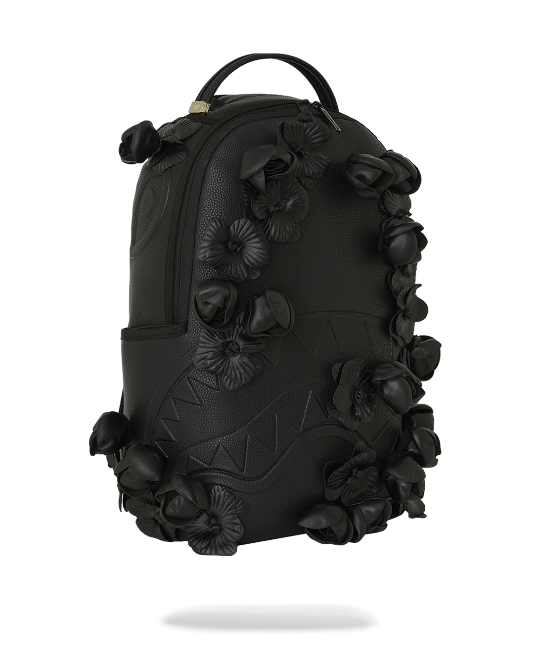 SPRAYGROUND® BACKPACK NYBG BLACK LEATHER FLOWERS BACKPACK