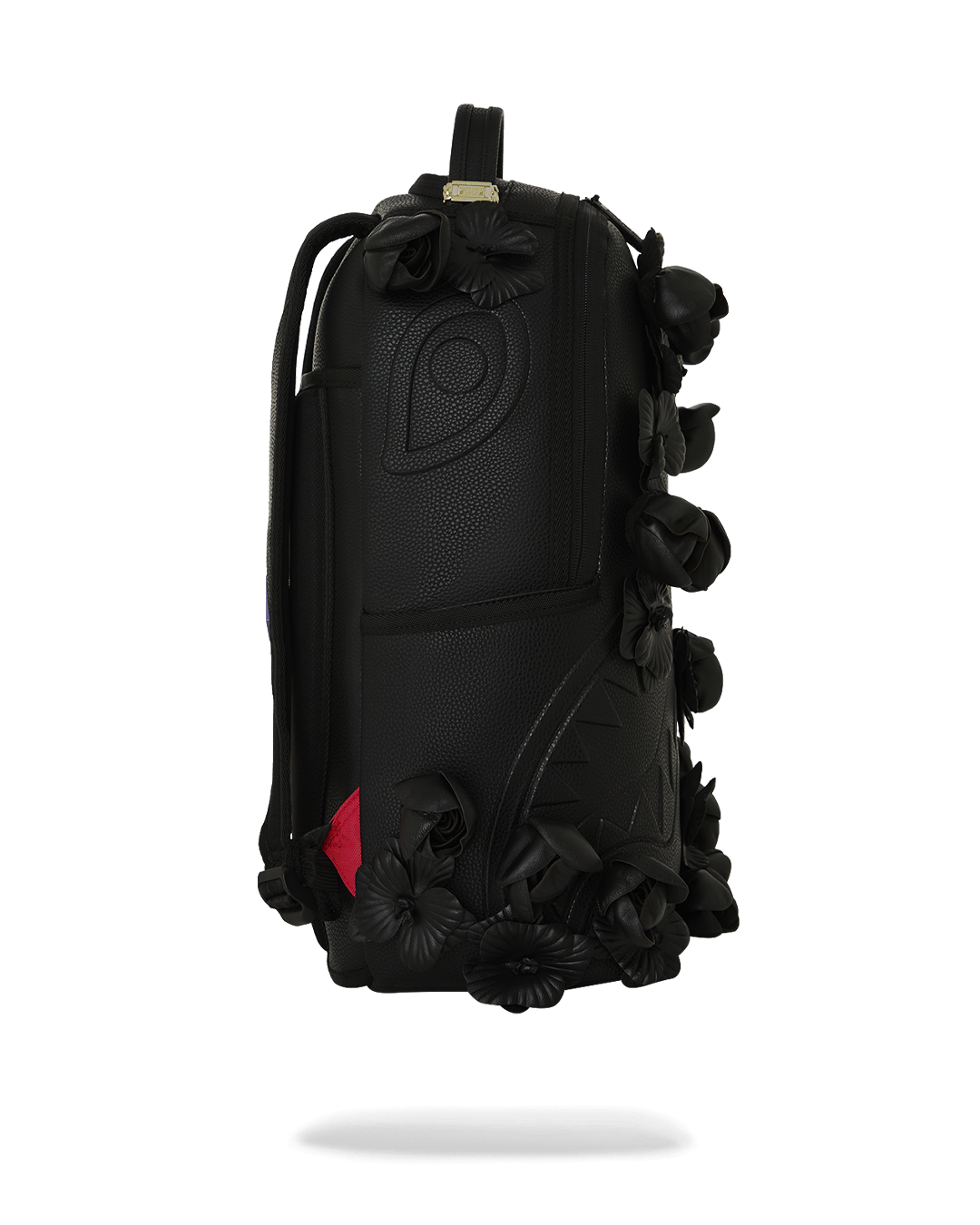SPRAYGROUND® BACKPACK NYBG BLACK LEATHER FLOWERS BACKPACK