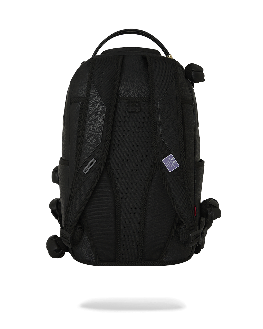 SPRAYGROUND® BACKPACK NYBG BLACK LEATHER FLOWERS BACKPACK