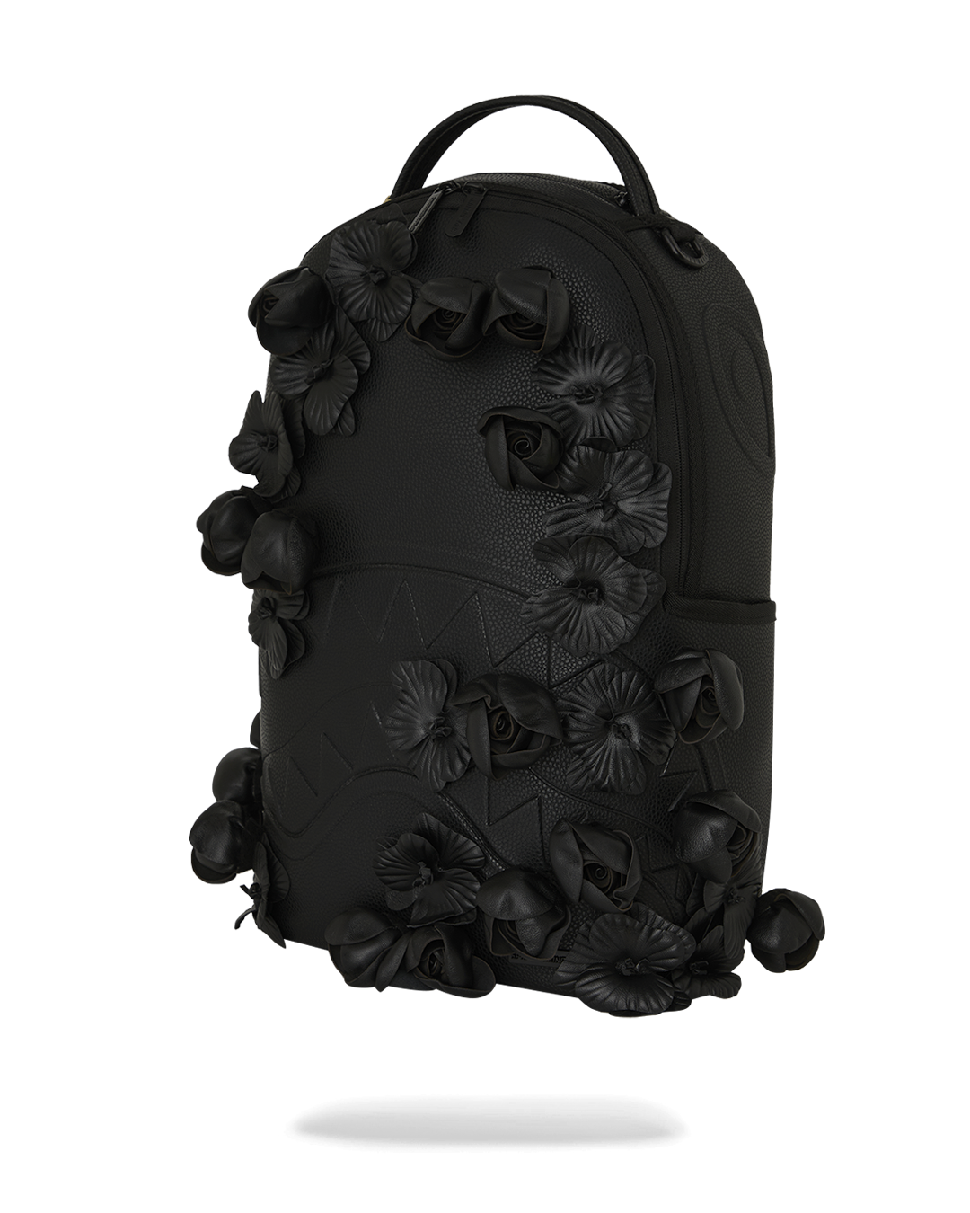 SPRAYGROUND® BACKPACK NYBG BLACK LEATHER FLOWERS BACKPACK