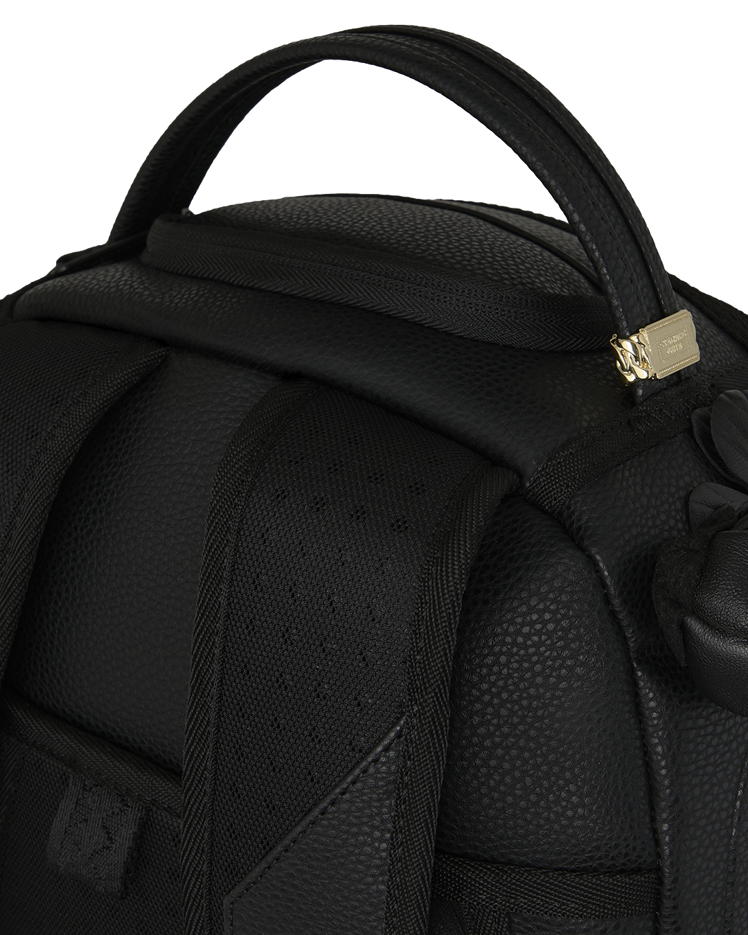 SPRAYGROUND® BACKPACK NYBG BLACK LEATHER FLOWERS BACKPACK