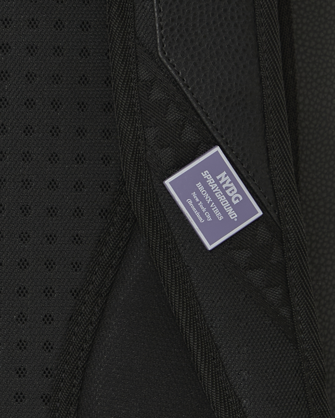 SPRAYGROUND® BACKPACK NYBG BLACK LEATHER FLOWERS BACKPACK