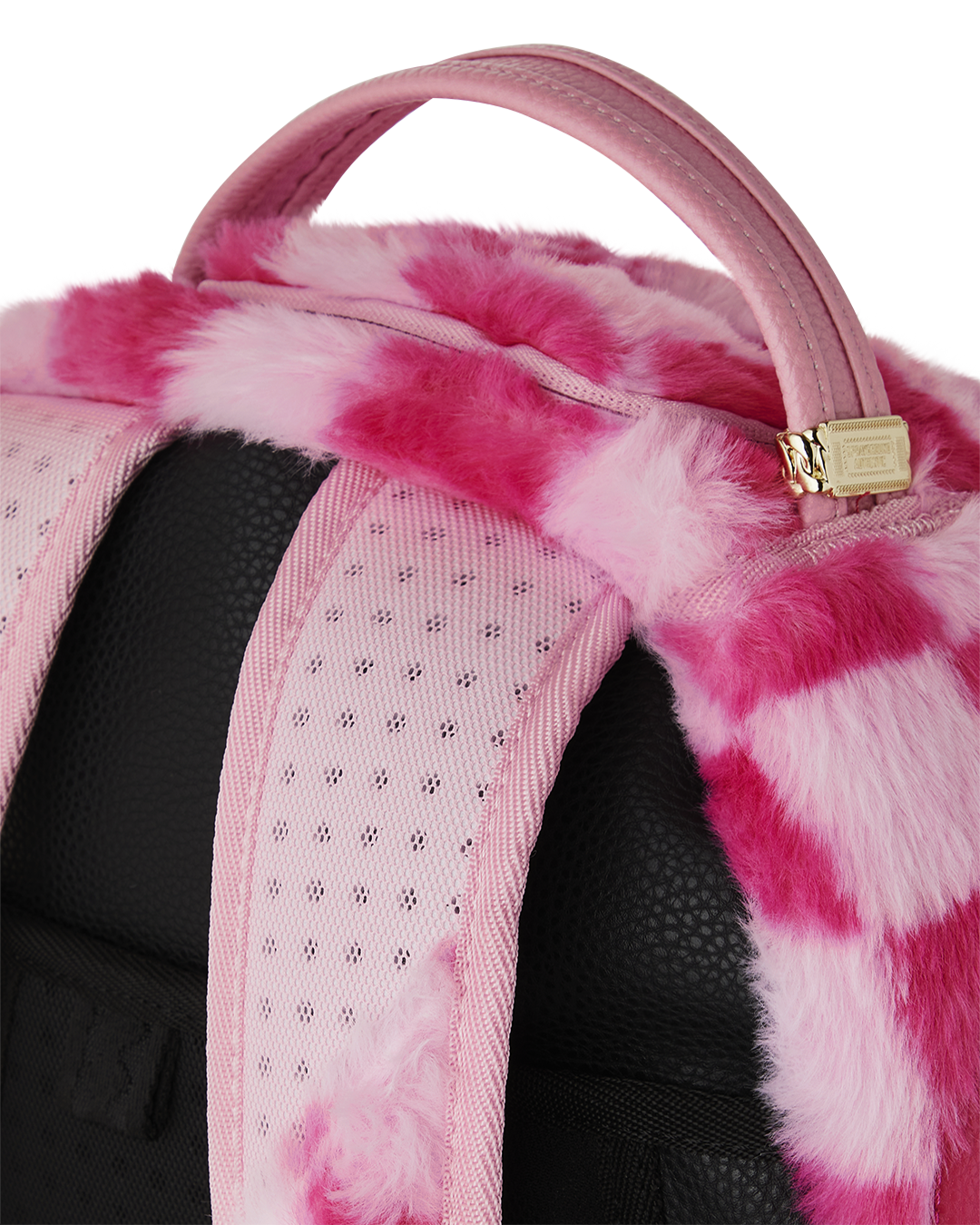 SPRAYGROUND® BACKPACK PINK FUR CHECK BACKPACK