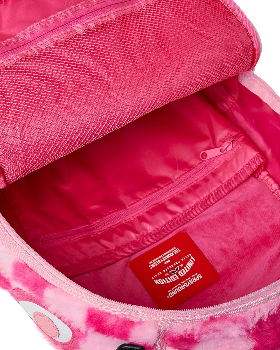 SPRAYGROUND® BACKPACK PINK FUR CHECK BACKPACK