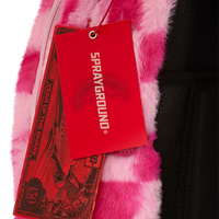 SPRAYGROUND® BACKPACK PINK FUR CHECK BACKPACK