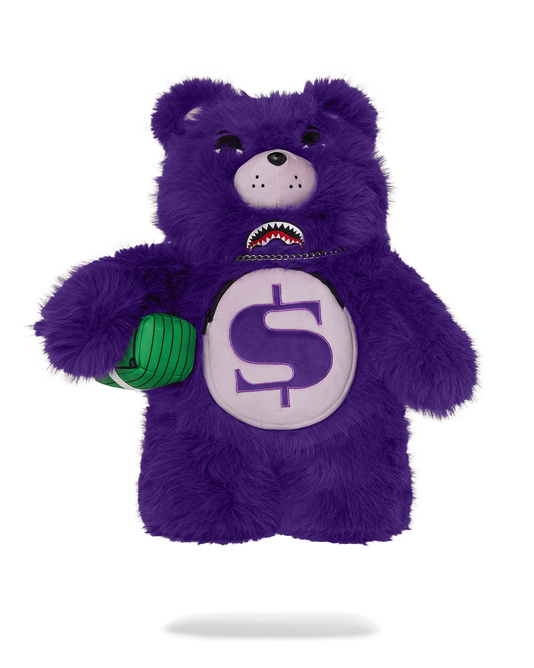 SPRAYGROUND® BACKPACK FURZILLA SHARK (PURP) MONEYBEAR BACKPACK