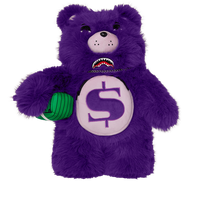 SPRAYGROUND® BACKPACK FURZILLA SHARK (PURP) MONEYBEAR BACKPACK