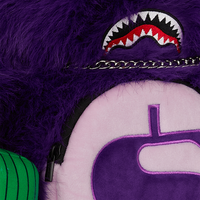 SPRAYGROUND® BACKPACK FURZILLA SHARK (PURP) MONEYBEAR BACKPACK