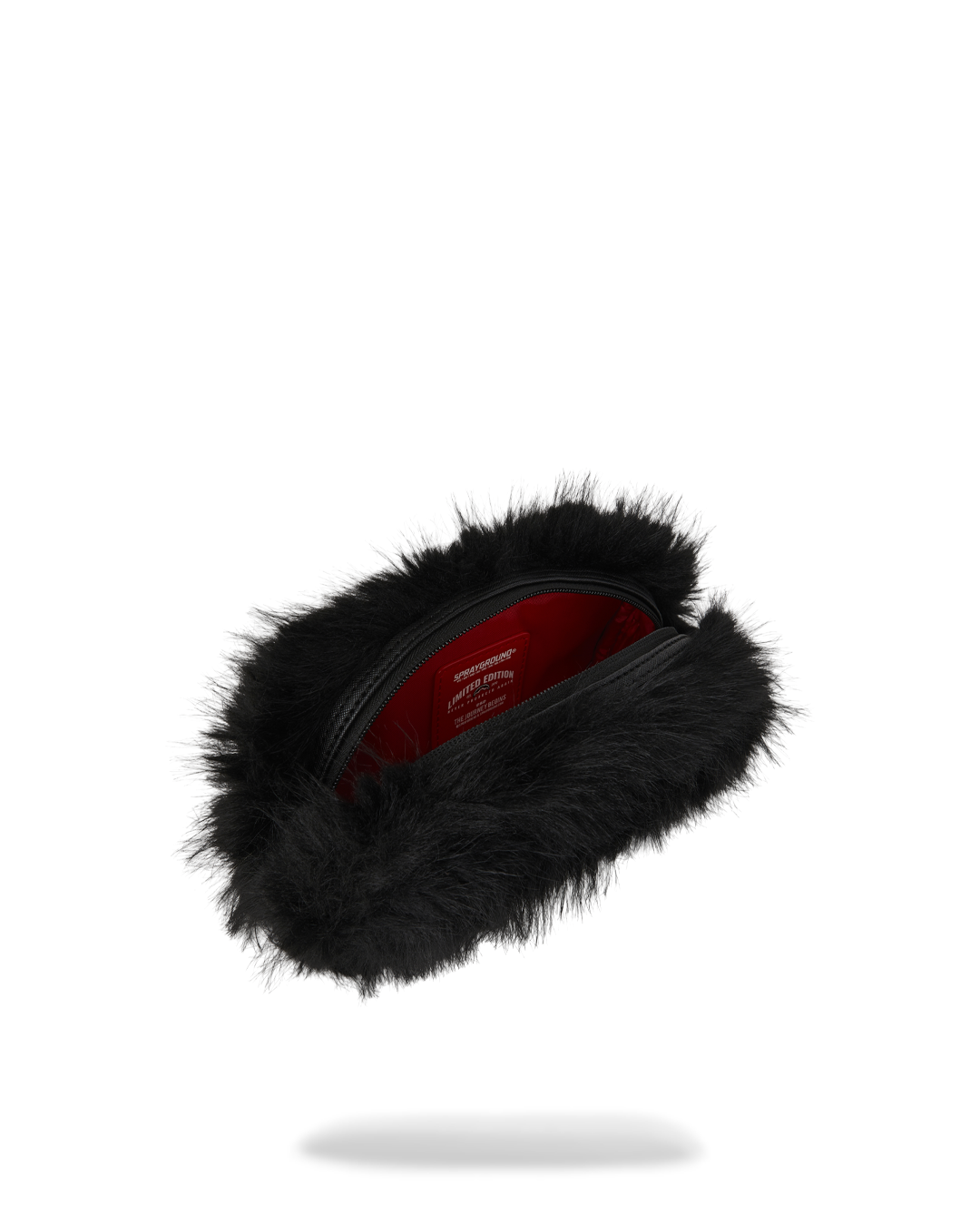 SPRAYGROUND® POUCH FUR CRAY BLACK POUCH
