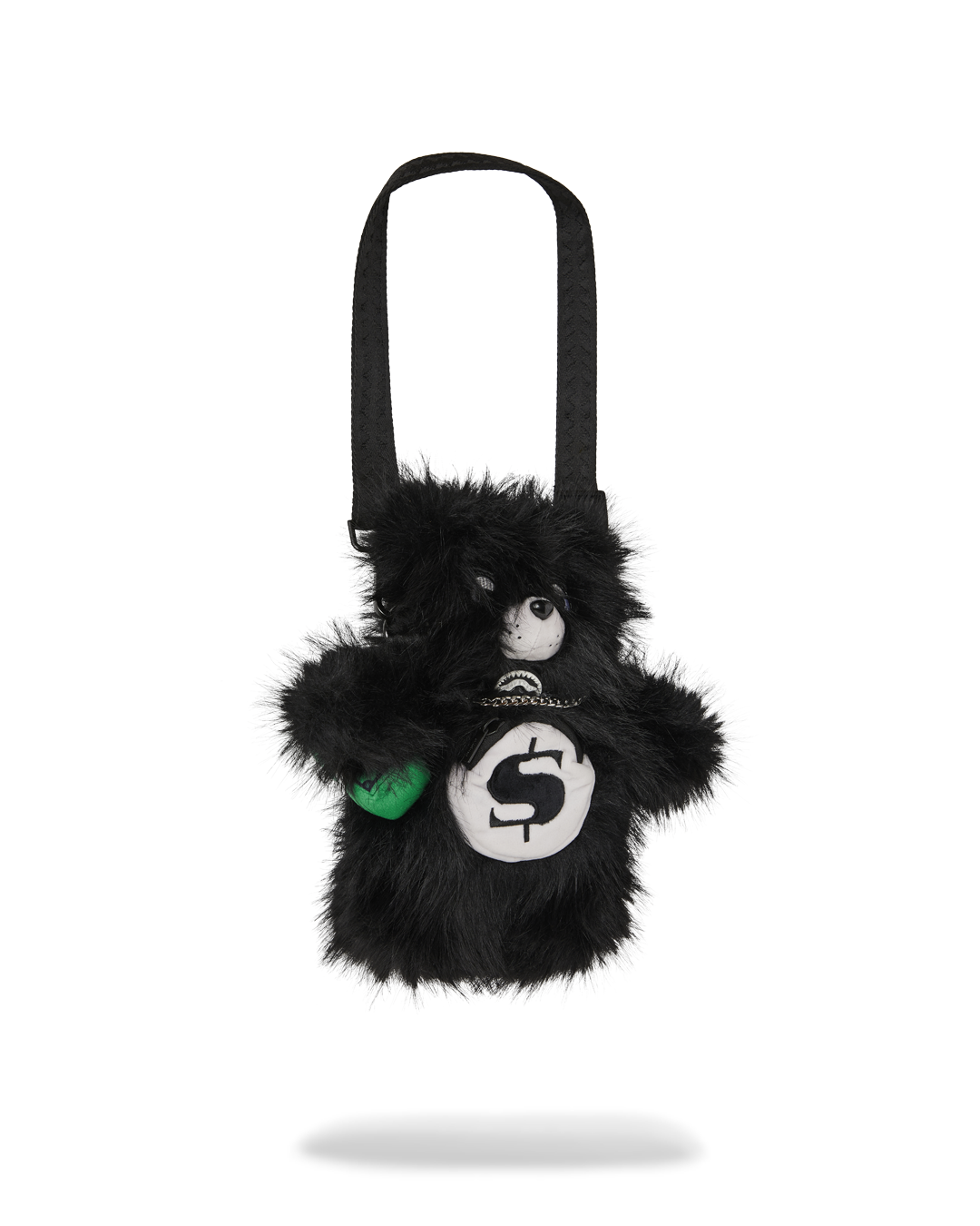 SPRAYGROUND® BACKPACK FUR CRAY BLACK BEAR CUB BACKPACK