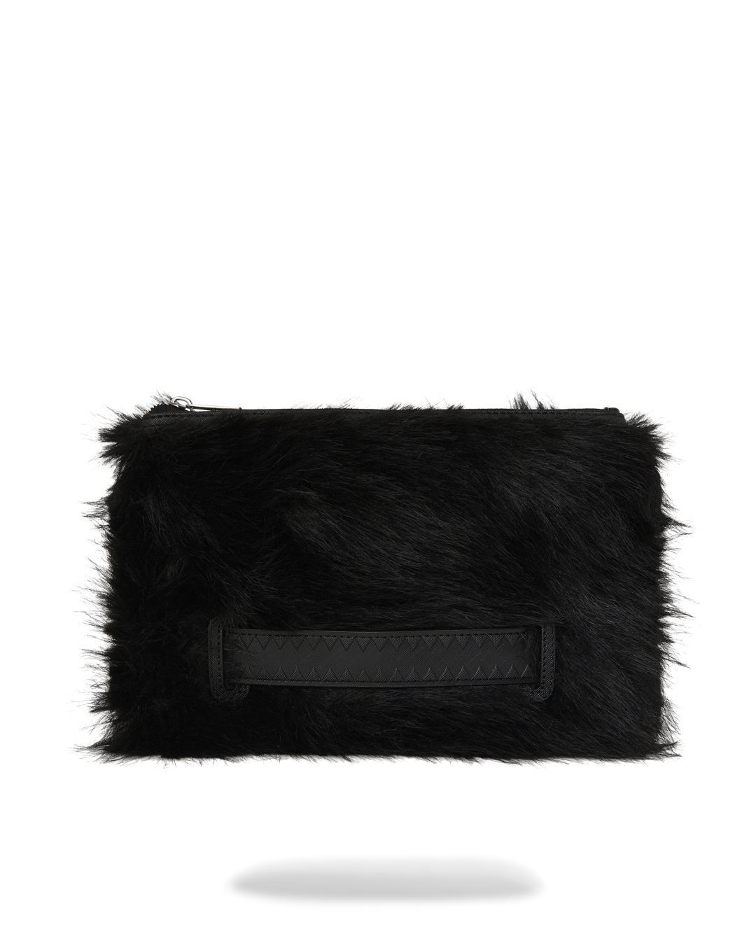 SPRAYGROUND® POUCHETTE FUR CRAY BLACK CROSSOVER CLUTCH