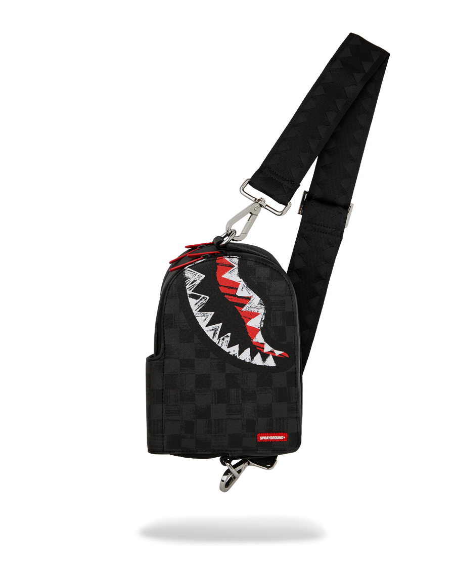 SPRAYGROUND® SLING SCRIBBLE SHARK BACKPACK SLING