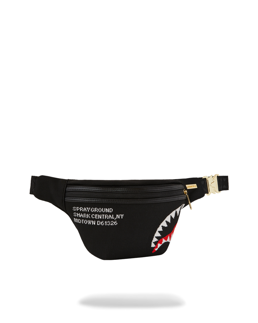 SPRAYGROUND® CROSSBODY SHARK CENTRAL KNIT SAVVY CROSSBODY