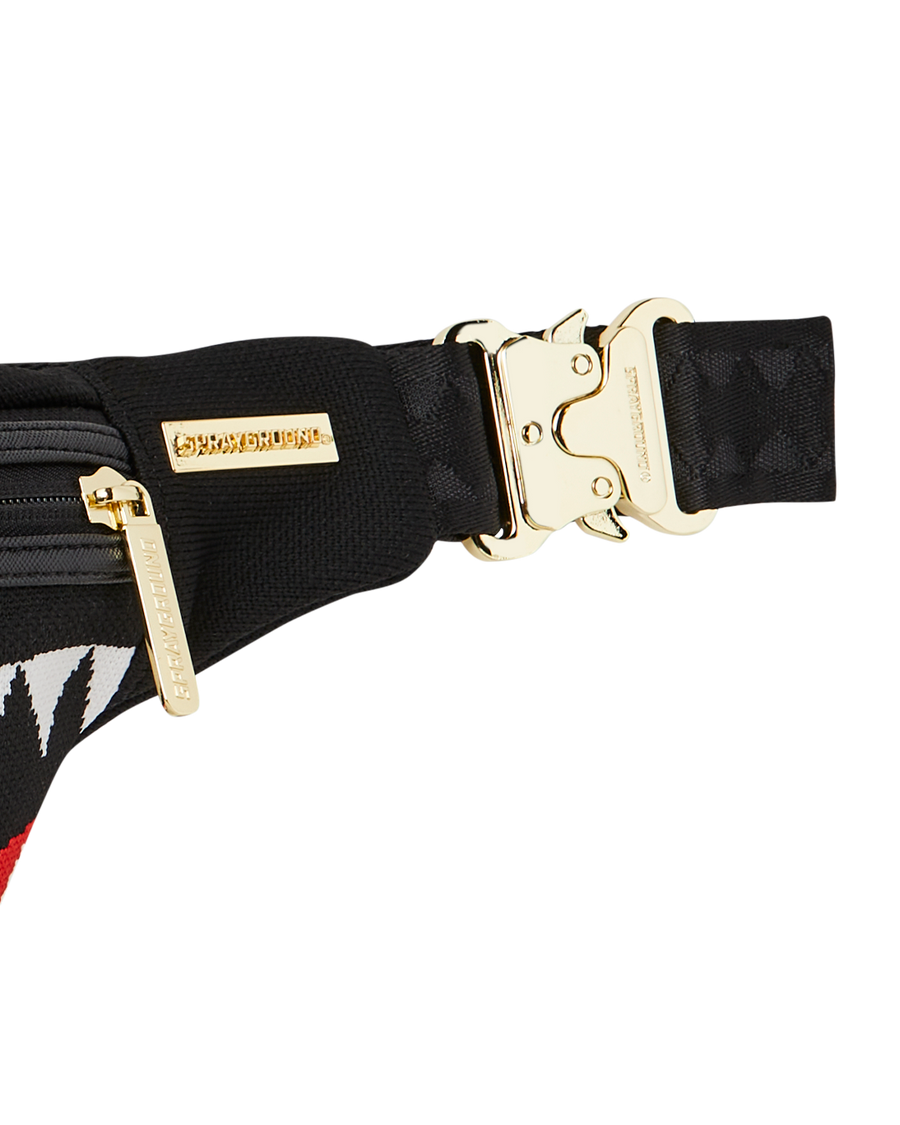 SPRAYGROUND® CROSSBODY SHARK CENTRAL KNIT SAVVY CROSSBODY