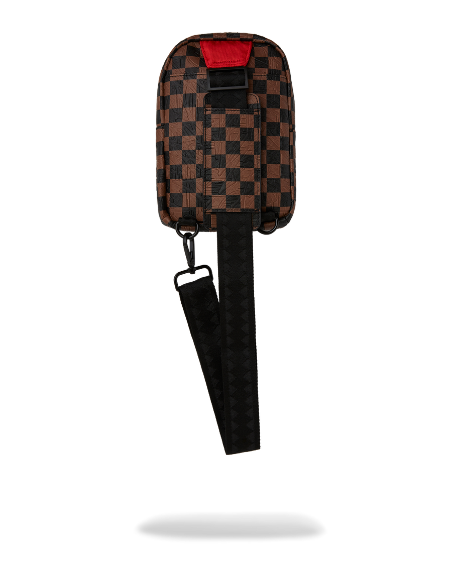 SPRAYGROUND® SLING CHECK 2 EMBOSS BACKPACK SLING