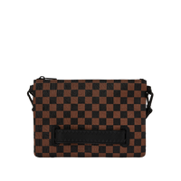 SPRAYGROUND® POUCHETTE CHECK 2 EMBOSS CROSSOVER CLUTCH
