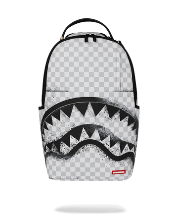 SPRAYGROUND® BACKPACK BLACK STENCIL SHARK BACKPACK