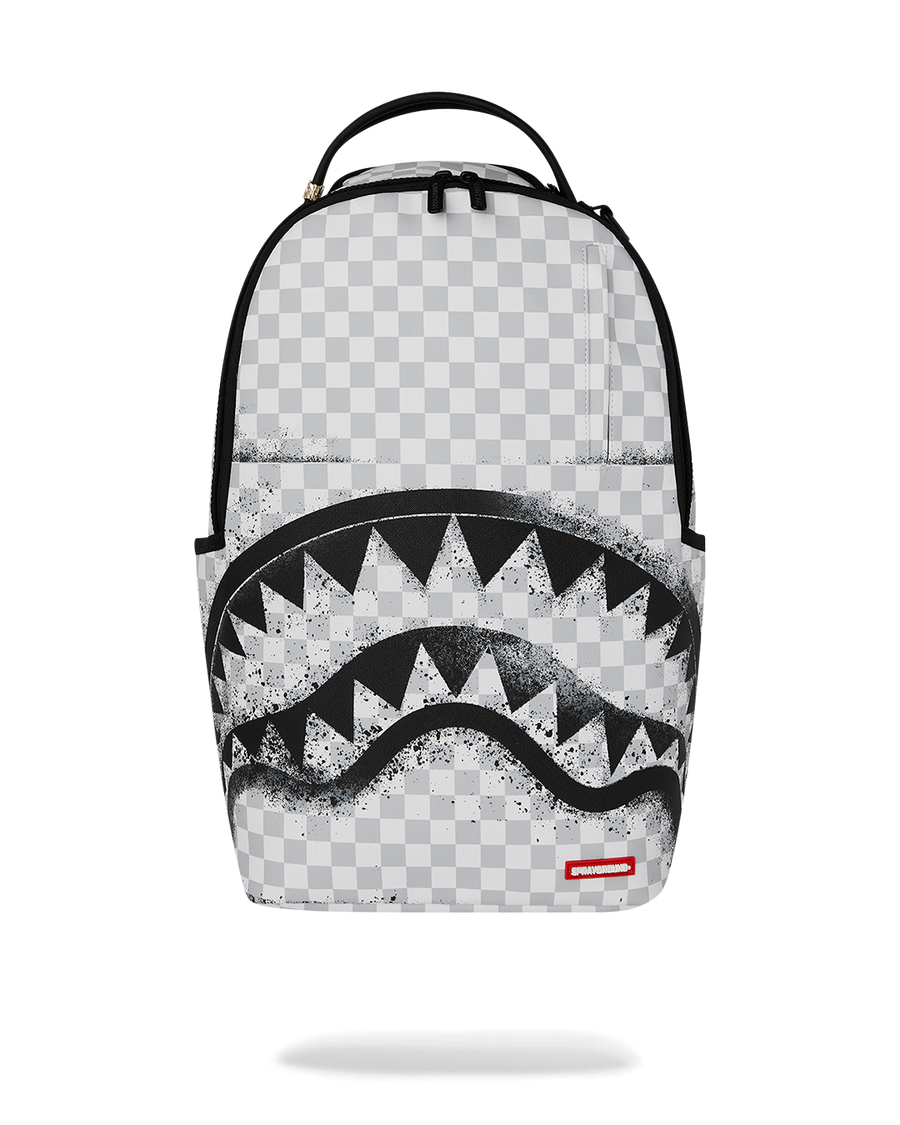 SPRAYGROUND® BACKPACK BLACK STENCIL SHARK BACKPACK
