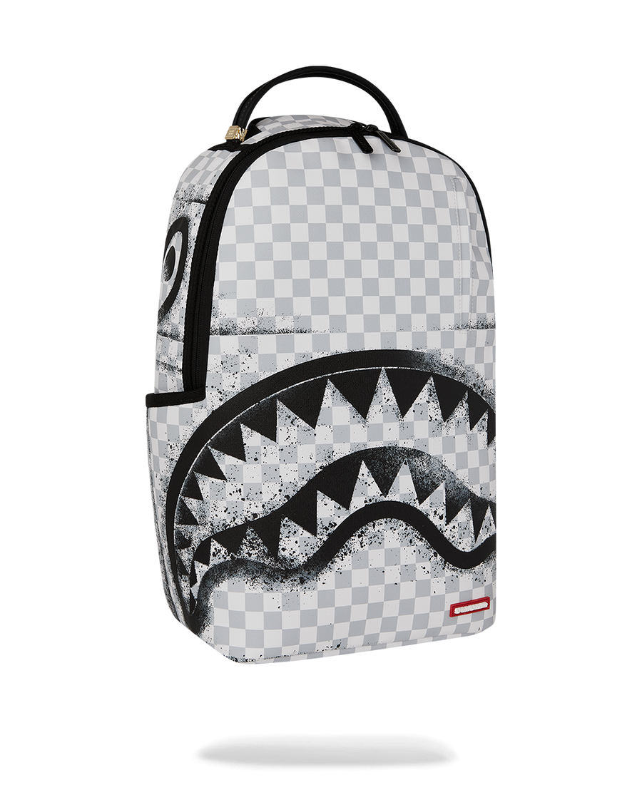 SPRAYGROUND® BACKPACK BLACK STENCIL SHARK BACKPACK