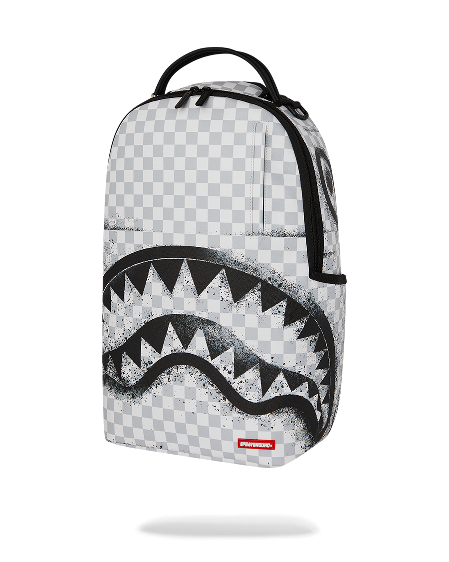 SPRAYGROUND® BACKPACK BLACK STENCIL SHARK BACKPACK